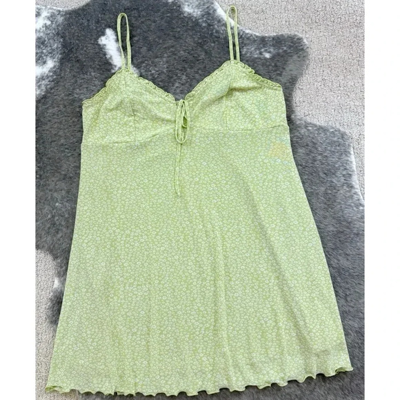 AE American Eagle Babydoll Mini Mesh Dress - Picture 2 of 13